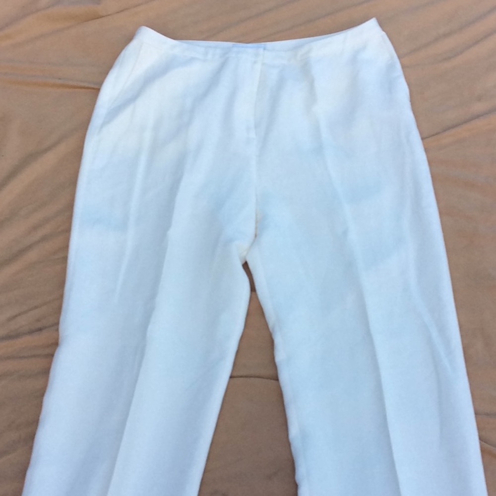Silk -linen lined pants
